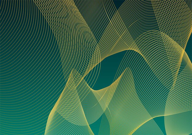 Lujo verde oscuro y oro fondo abstracto