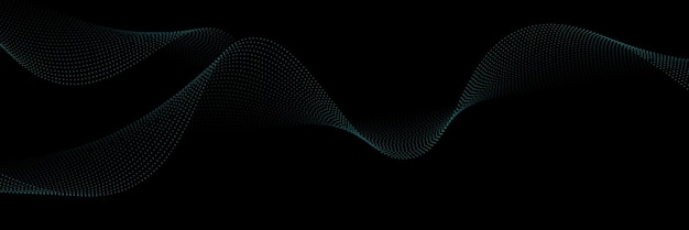 Lujoso diseño de onda de línea azul de la marina con intrincada textura de puntos ideal para el fondo