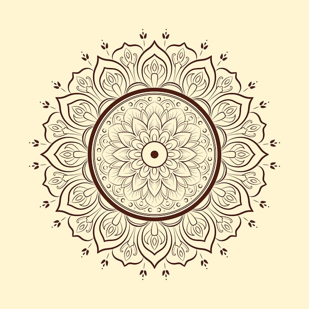 Lujoso fondo de mandala dorado con estilo lujoso