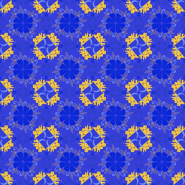 Luna estrella Floral de patrones sin fisuras fondo jardín naturaleza planta arte