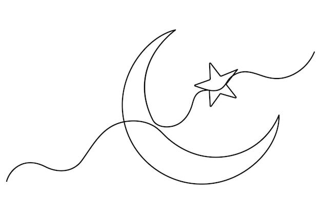 Luna y estrella