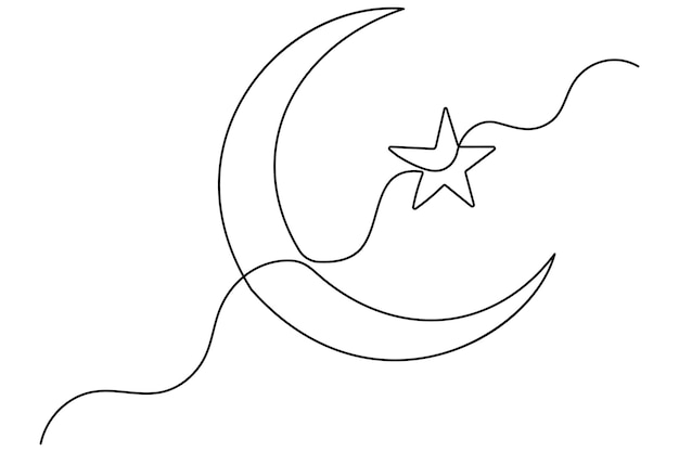 Luna y estrella