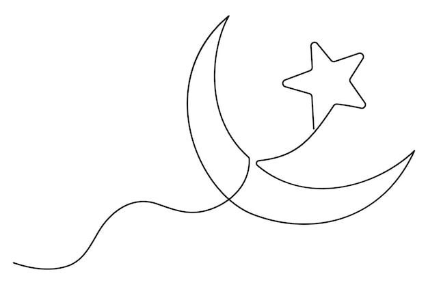 Luna y estrella