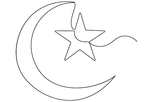 Luna y estrella