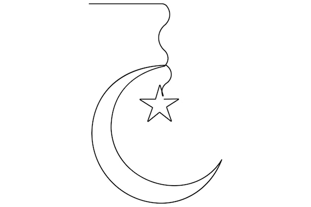 Luna y estrella