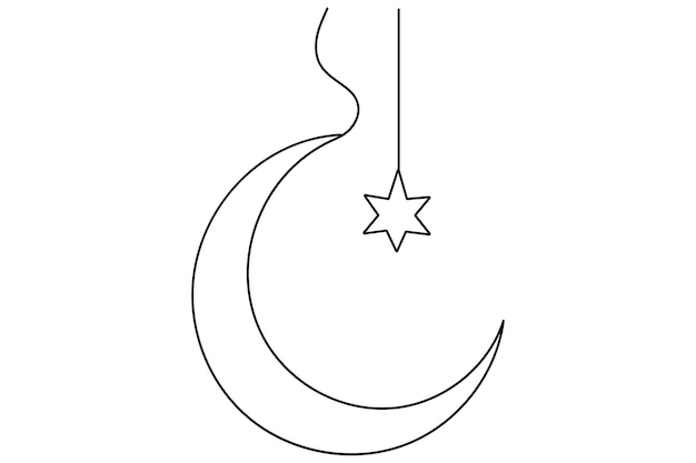 Luna y estrella
