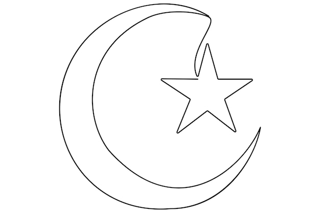 Luna y estrella