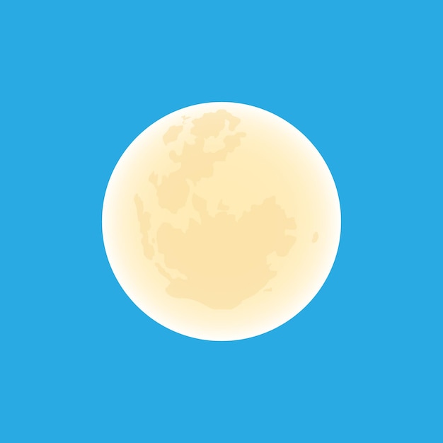 LUNA fondo azul