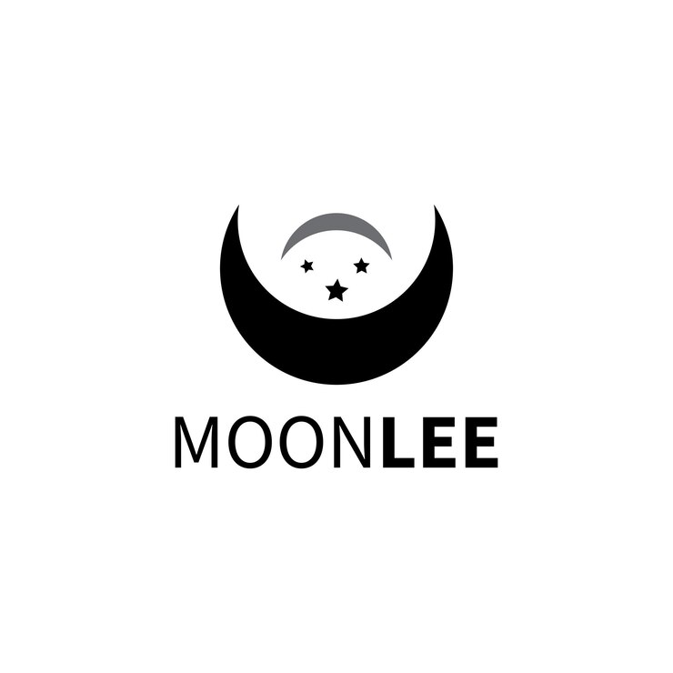 Luna logo símbolo creativo diseño moderno