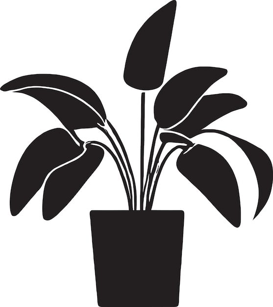 Vector lush life un diseño de logotipo vectorial con plantas