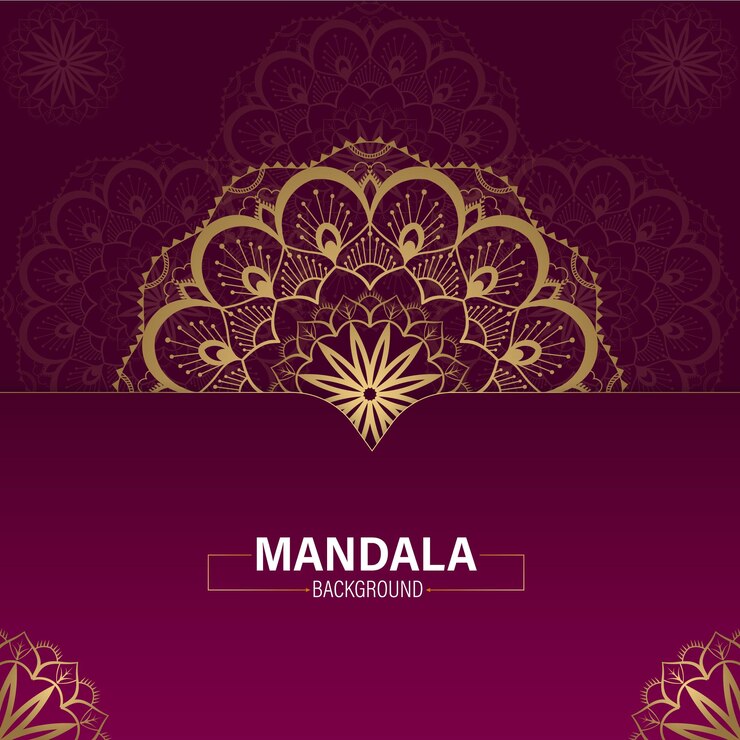 Luxurioso telón de fondo de mandala vectorial que destaca un diseño arabesco dorado en un árabe islámico o oriental