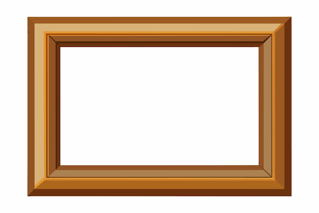 Luxuroso marco ornamental de oro Ilustración de borde Fondo Elemento de diseño vectorial Fondo