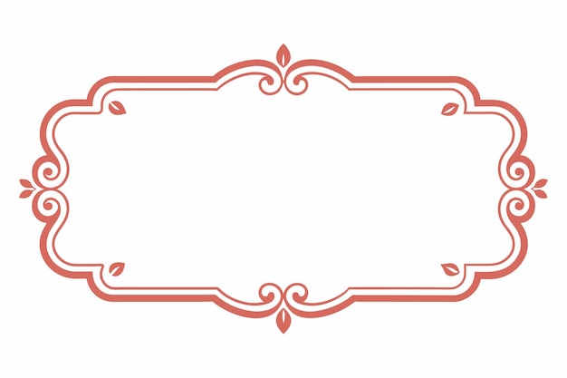 Luxuroso marco ornamental de oro Ilustración de borde Fondo Elemento de diseño vectorial Fondo