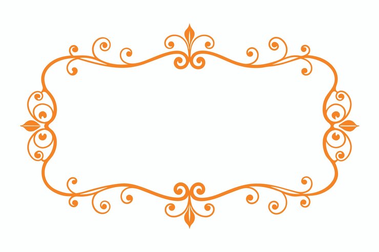 Vector luxuroso marco ornamental de oro ilustración de borde fondo elemento de diseño vectorial fondo