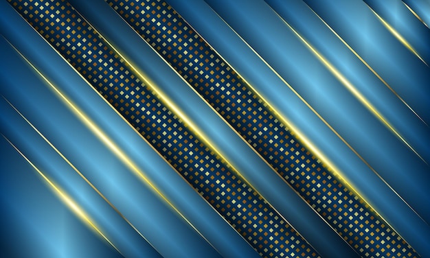 Luxury azul abstracto fondo moderno para el vector de diseño de redes sociales