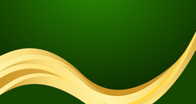 Luxury premium deluxe fondo real con color esmeralda verde y oro para el estandarte y la presentación