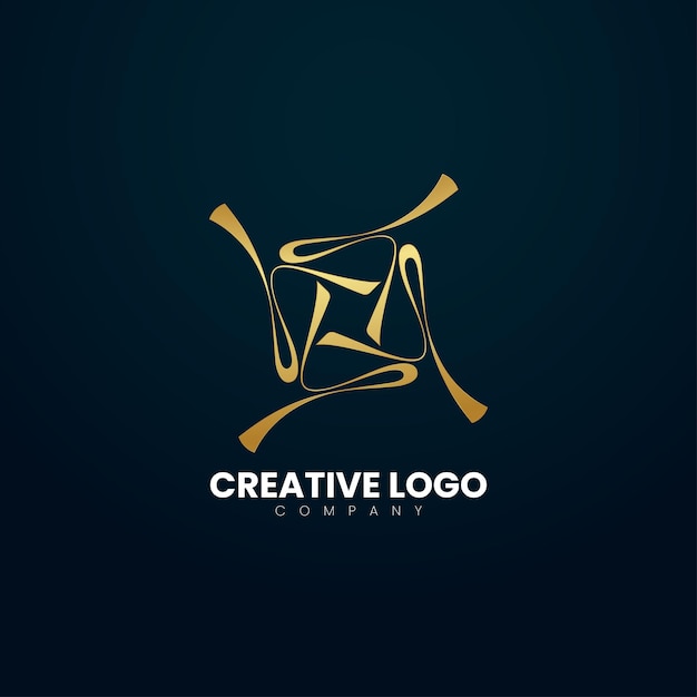 Luxury Vector Monogram Gold Logotipo de la marca Concepto para las letras Y
