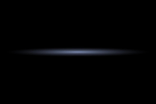 una luz azul en un fondo negro se muestra en una habitación oscura