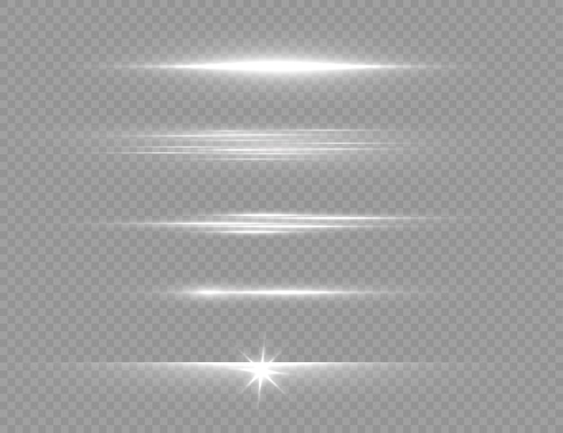 La luz blanca brillante explota sobre un fondo transparente.