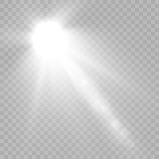 Luz blanca estrella png luz luz solar png Luz destello de luz fria con reflejos