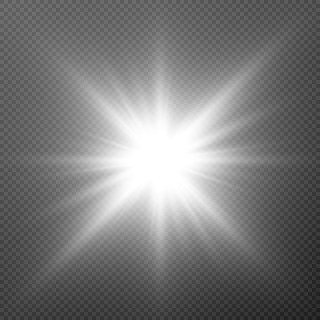 luz blanca. Sol, rayos de sol, llamarada, amanecer png. Explosión de luz blanca. estrella blanca