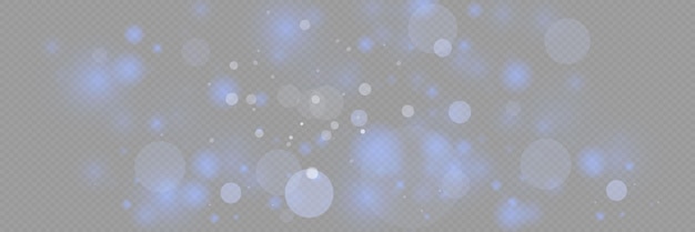 Luz bokeh fondo abstracto de luces de Navidad borrón brillante de luces en un fondo transparente
