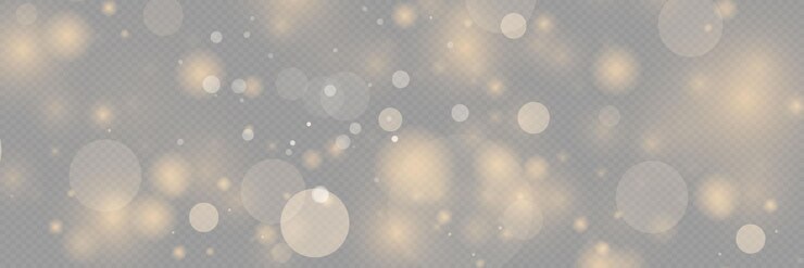 Vector luz bokeh fondo abstracto de luces de navidad borrón brillante de luces en un fondo transparente