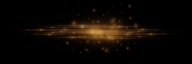 Una luz dorada y brillante explota sobre un fondo negro.