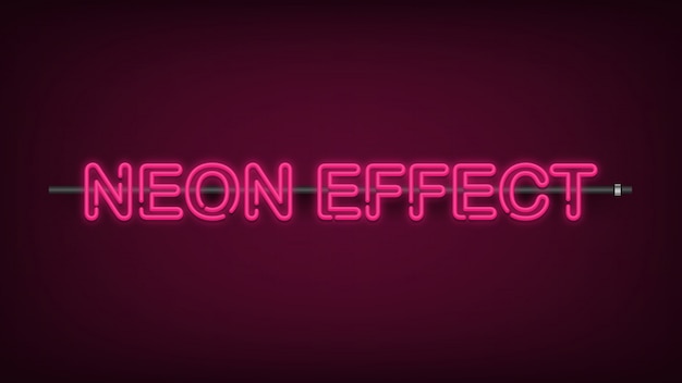 Luz de efecto de neón