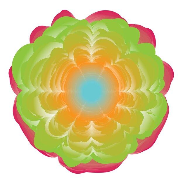 La luz espectral ilumina las rosas de colores transparentes arte floral abstracto