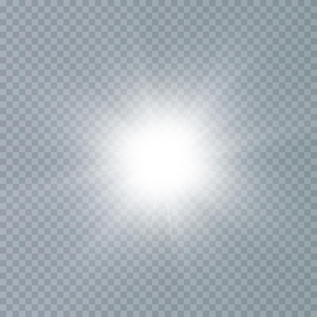 Luz estrella blanca png Luz sol blanca png Luz blanca destello png ilustrador vectorial