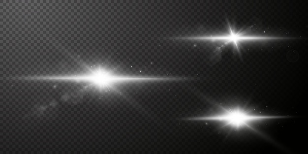 Luz estrella blanca png Luz sol blanca png Luz blanca destello png ilustrador vectorial