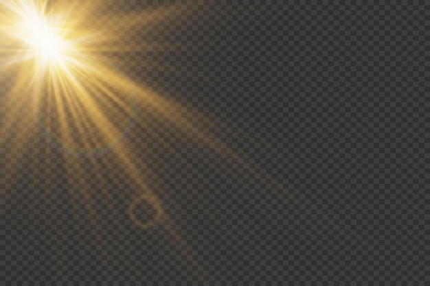 Luz de llamarada solar efecto de luz de llamarada de lente especial efecto especial de flash