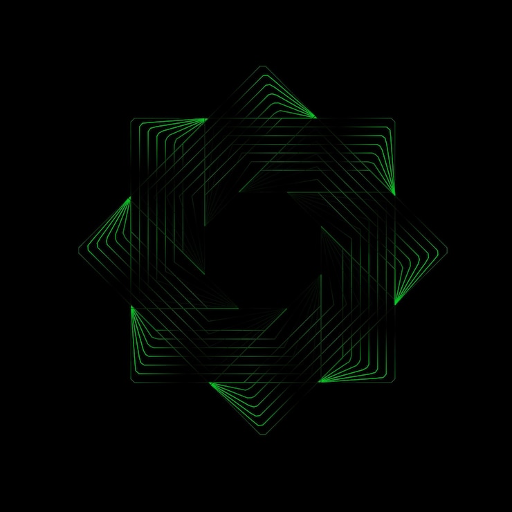 luz de neón verde