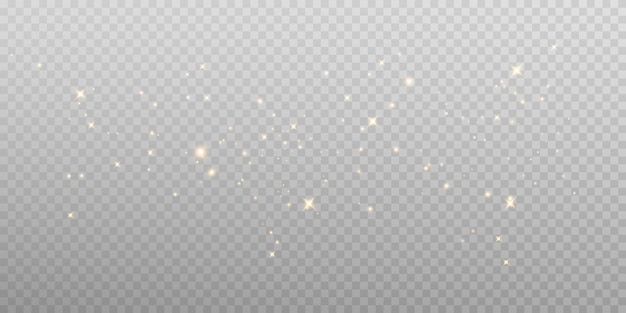 Luz de polvo dorado png Fondo de efecto de luces de luz Bokeh Fondo de polvo brillante de Navidad Luz brillante de Navidad bokeh confeti y textura de superposición de brillo para su diseño