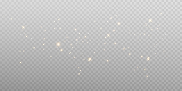 Luz de polvo dorado png Fondo de efecto de luces de luz Bokeh Fondo de polvo brillante de Navidad Luz brillante de Navidad bokeh confeti y textura de superposición de brillo para su diseño