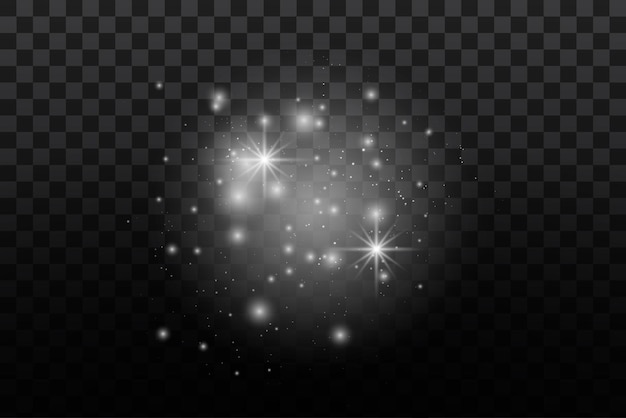 Luz de polvo dorado png luces de luz Bokeh efecto de fondo de polvo brillante de Navidad de fondo Chris