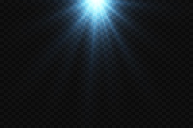 Luz solar efectos especiales de luz de la lente del destello del resplandor de los rayos y la luz