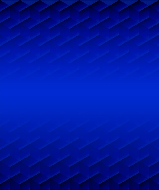 Luz y sombra de fondo azul de forma geométrica abstracta Vector