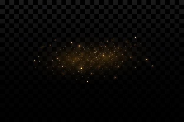Luz de vector con brillo estrellado Efecto mágico Fondo de efectos de luz