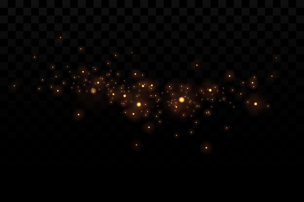 Luz vectorial con brillo estrellado efecto mágico fondo de efectos de luz