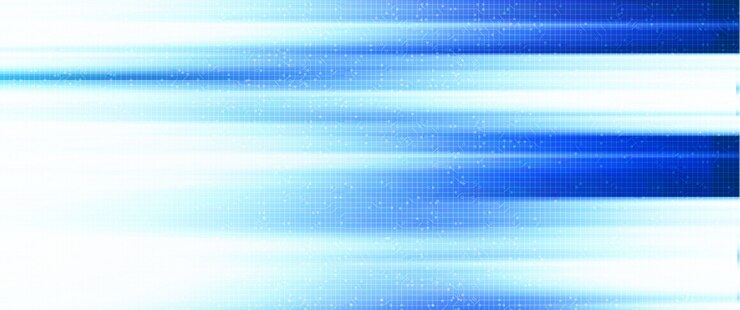 Vector luz de velocidad en el fondo de tecnología