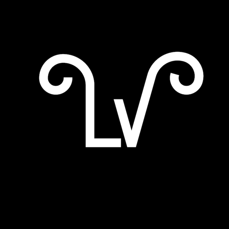 Vector lv logo letter design las letras iniciales del icono del logotipo lv letra abstracta lv plantilla de diseño de logotipo minimalista l v vector de diseño de letras con colores negros lv logotipo