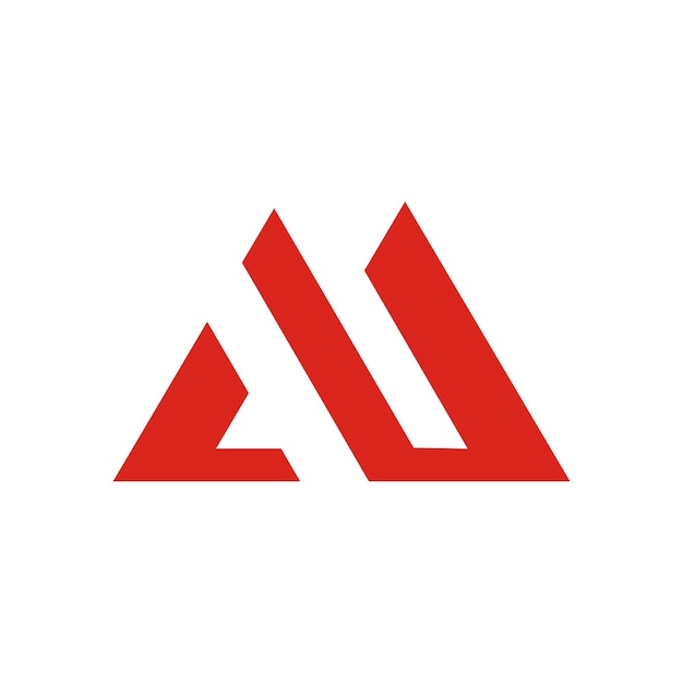 M diseño de logotipo para el arte y el diseño