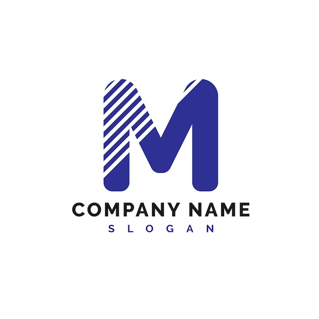 M Diseño del logotipo M Letra del logotipo Icon Vector Ilustración Vector