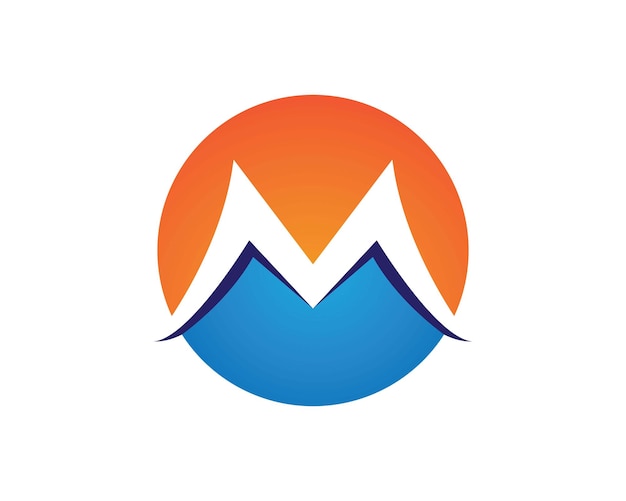 M Letter Logo Business