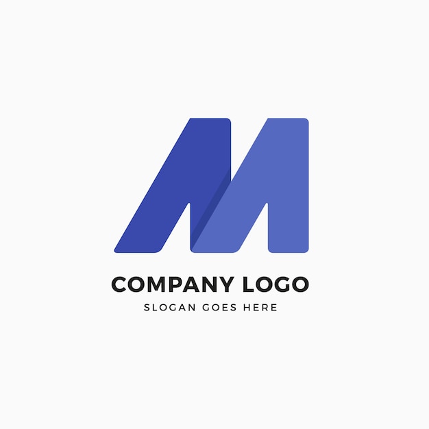 M Letter Logo Design Template