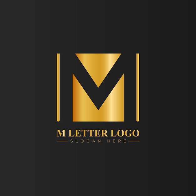 M Letter Logo Design Template