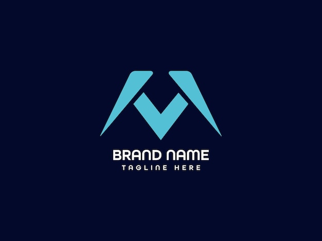 m logotipo de las letras modernas