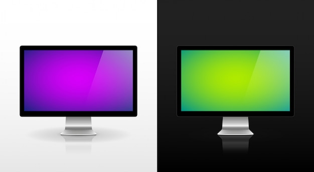 Mac monitores vector aislado
